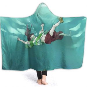 Anime Spirited Away Fleece Flannel Hooded Blankets