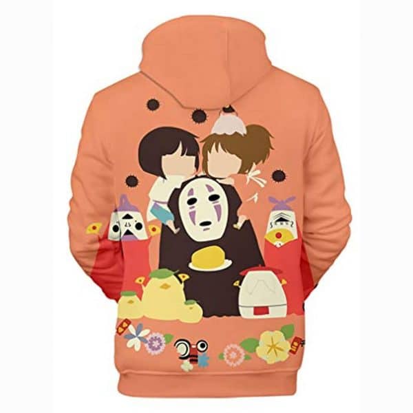 Anime Spirited Away Hoodies - Unisex 3D Hooded Pullover Sweatshirt