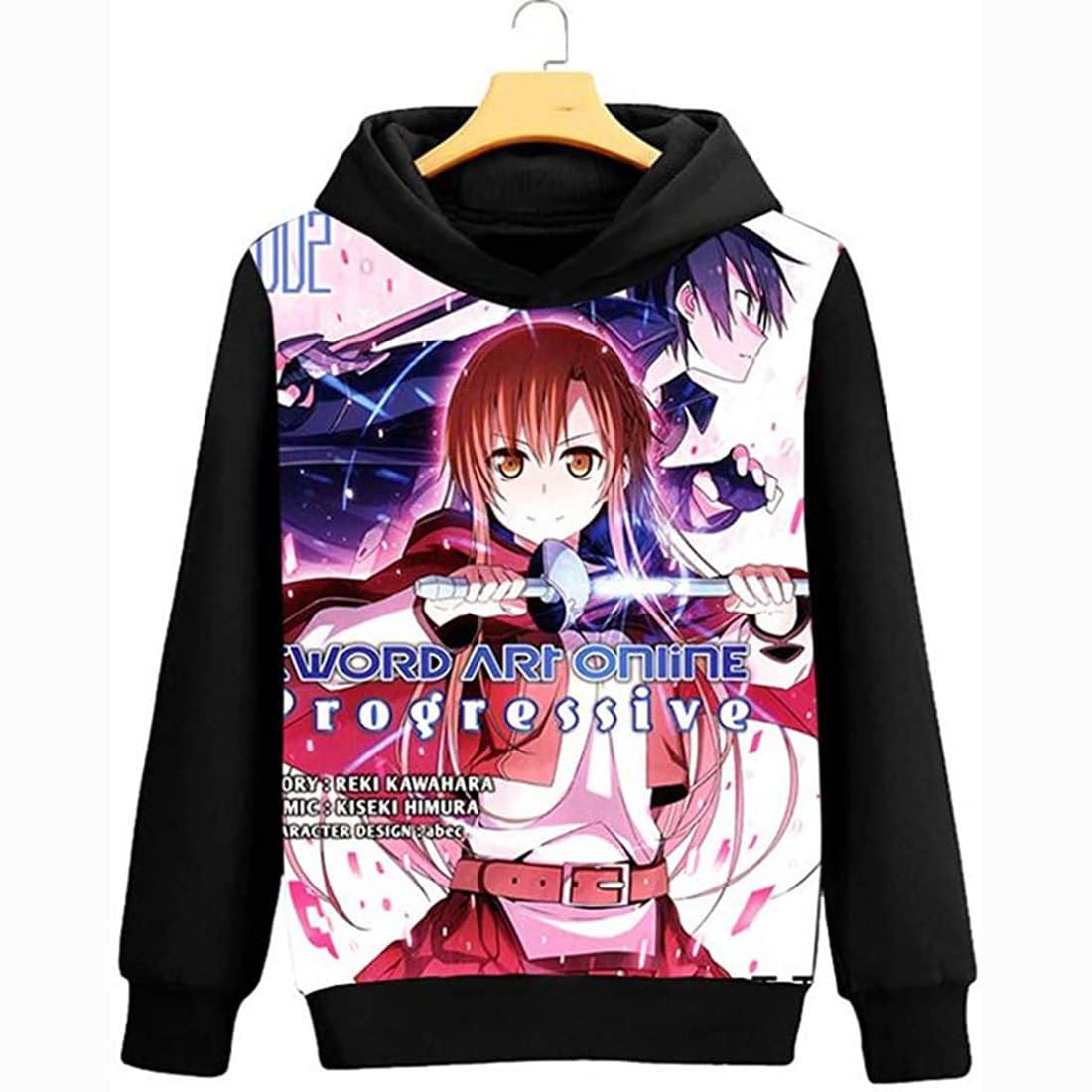 Anime Sword Art Online SAO Cosplay Jacket Sweatshirt Fleeces Costume Hoodie
