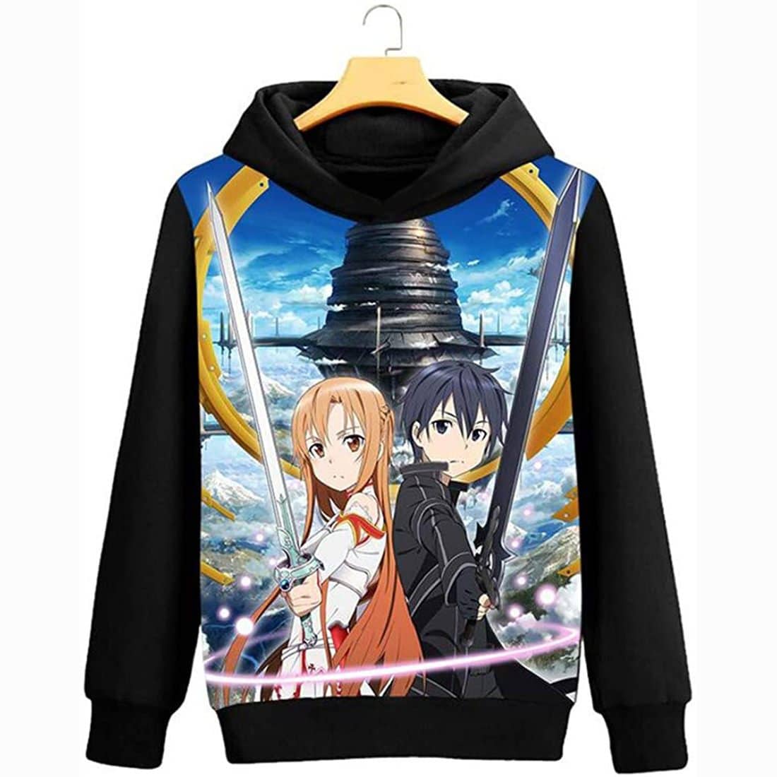Sword Art Online Cosplay Anime Kapuzen Sweatshirt Hoodie pullover Pulli Verdickt 
