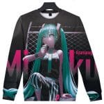 Anime Vocaloid 3D Printed Hatsune Miku Sweatshirt Pullover