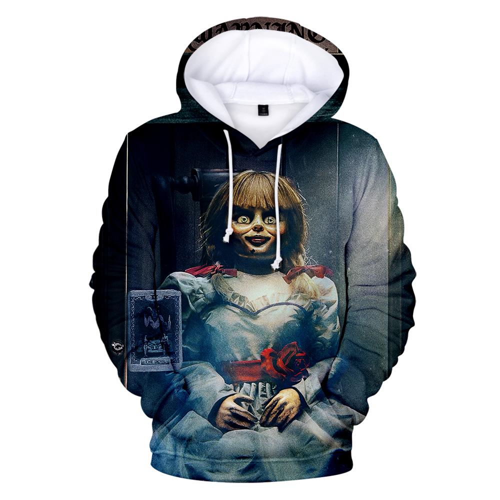 Annabelle Fashion 3D Printed Hoodies - Horror Movie Hooded Sweatshirt