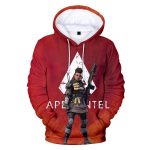 Apex Legends Hoodies - Apex Legends Game Series Bangalore Soldier Red 3D Hoodie