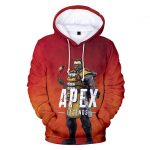 Apex Legends Hoodies - Apex Legends Game Series Caustic Battle Royale Red 3D Hoodie