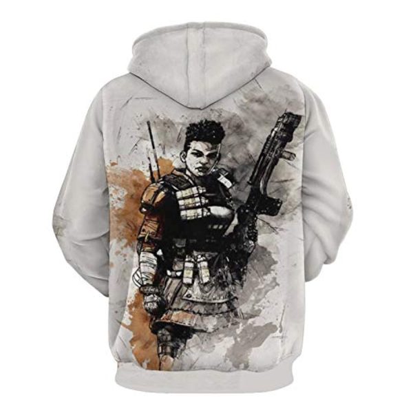 Apex Legends Hoodies - Bangalore 3D Print Pullover Gaming Hoodie