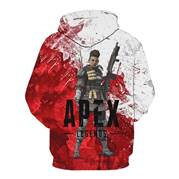 Apex Legends Hoodies - Bangalore Fashion 3D Print Drawsrting Pullover Gaming Hoodie