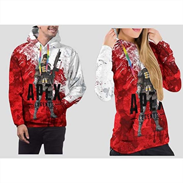 Apex Legends Hoodies - Bangalore Fashion 3D Print Drawsrting Pullover Gaming Hoodie