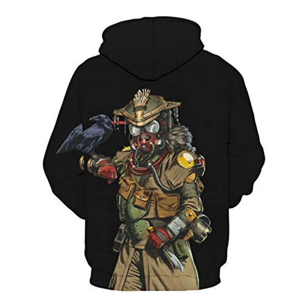 Apex Legends Hoodies - Bloodhound 3D Print Pullover Gaming Hoodie