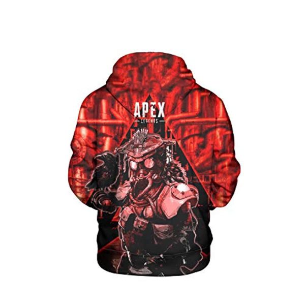 Apex Legends Hoodies - Bloodhound Fashion 3D Print Drawsrting Pullover Gaming Hoodie