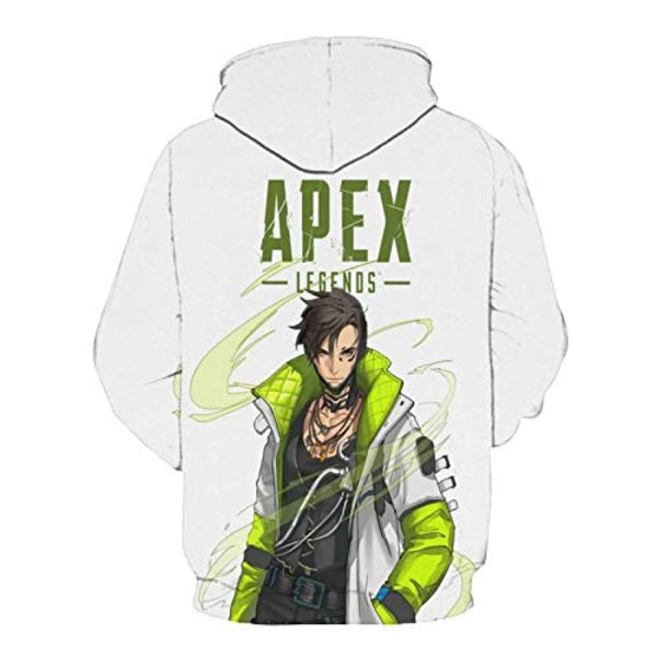 Apex Legends Hoodies - Crypto Fashion 3D Print Drawsrting Pullover Gaming Hoodie
