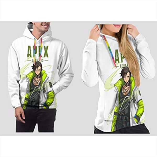 Apex Legends Hoodies - Crypto Fashion 3D Print Drawsrting Pullover Gaming Hoodie