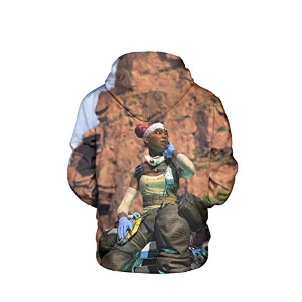 Apex Legends Hoodies - Lifeline Fashion 3D Print Drawsrting Pullover Gaming Hoodie