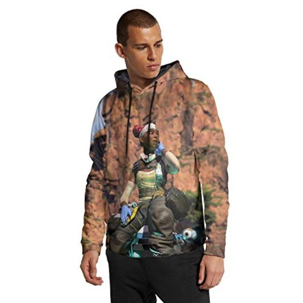 Apex Legends Hoodies - Lifeline Fashion 3D Print Drawsrting Pullover Gaming Hoodie
