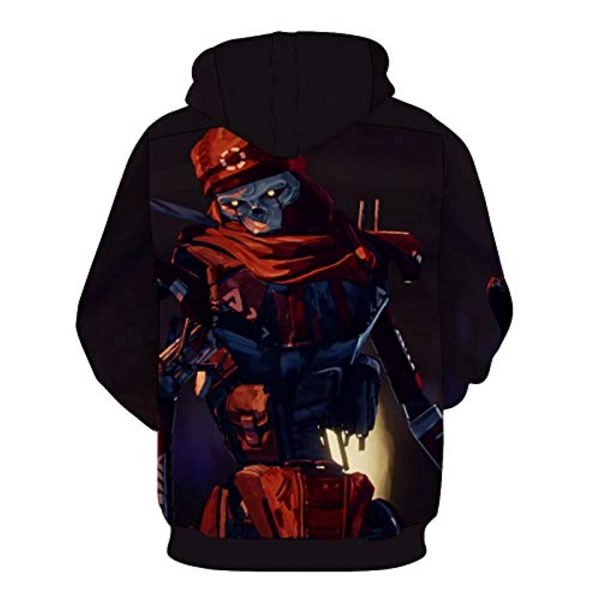 Apex Legends Hoodies - Revenant Fashion 3D Print Drawsrting Pullover Gaming Hoodie