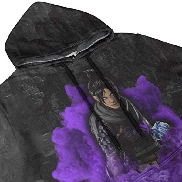 Apex Legends Hoodies - Wraith 3D Print Pullover Gaming Hoodie