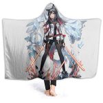 ArKnights Hooded Blanket - Wearable 3D Print Hooded Blanket