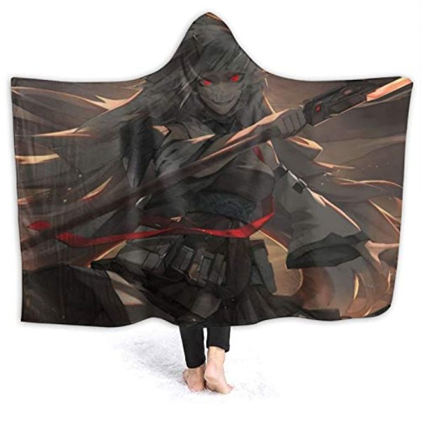 ArKnights Hooded Blanket - Wearable 3D Print Hooded Blanket