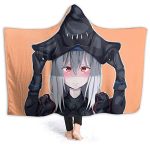 ArKnights Hooded Blanket - Wearable 3D Print Hooded Blanket