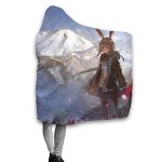 ArKnights Hooded Blanket - Wearable 3D Print Hooded Blanket