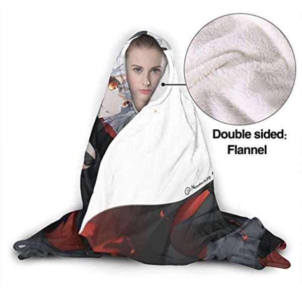 ArKnights Hooded Blanket - Wearable 3D Print Hooded Blanket