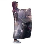 ArKnights Hooded Blanket - Wearable 3D Print Hooded Blanket