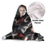 ArKnights Hooded Blanket - Wearable 3D Print Hooded Blanket