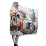 ArKnights Hooded Blanket - Wearable 3D Print Hooded Blanket