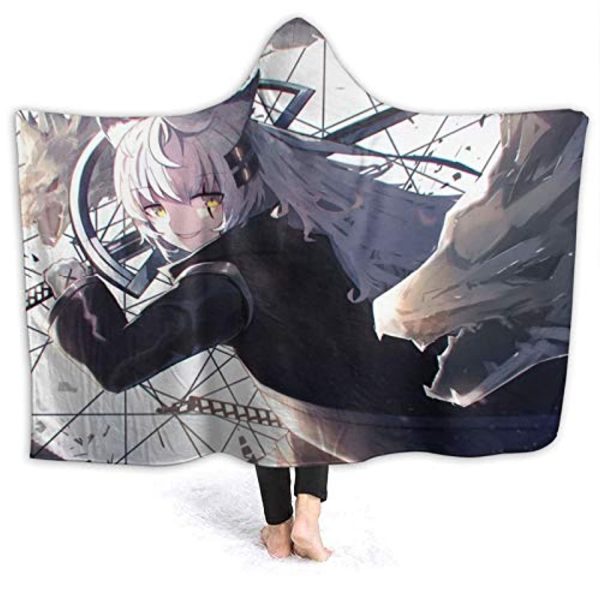 ArKnights Hooded Blanket - Wearable 3D Print Hooded Blanket