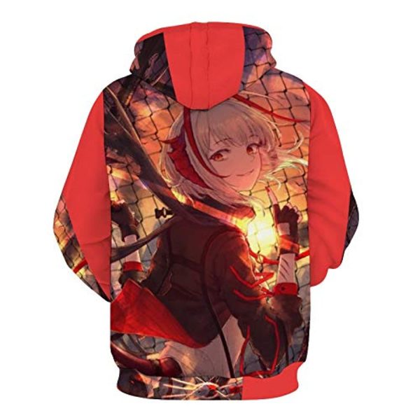 Arknights Hoodies - 3D Print Hooded Pullover Sweatshirt