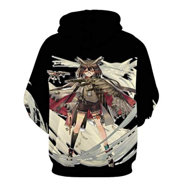 Arknights Hoodies - 3D Print Hooded Pullover Sweatshirt
