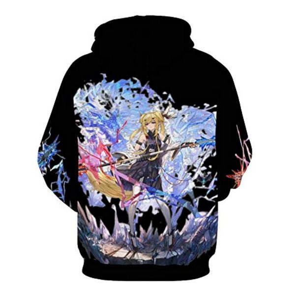 Arknights Hoodies - 3D Print Hooded Pullover Sweatshirt