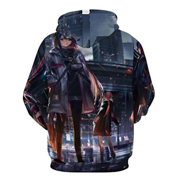 Arknights Hoodies - 3D Print Hooded Pullover Sweatshirt