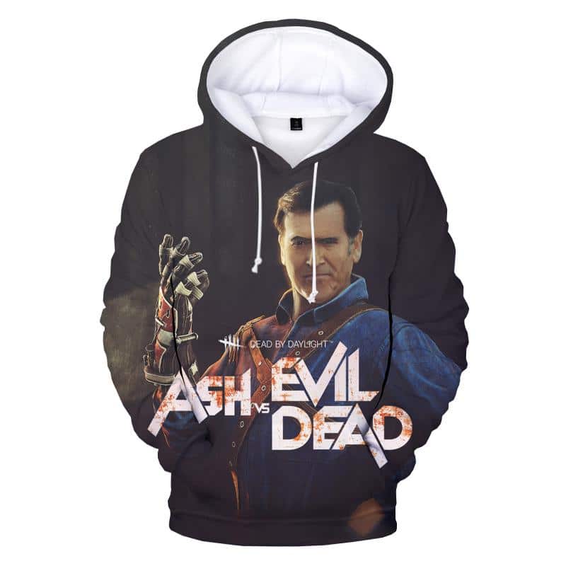 Ash VS Evil Dead 3D Printed Hoodies - Unisex Horror TV Series Pullover