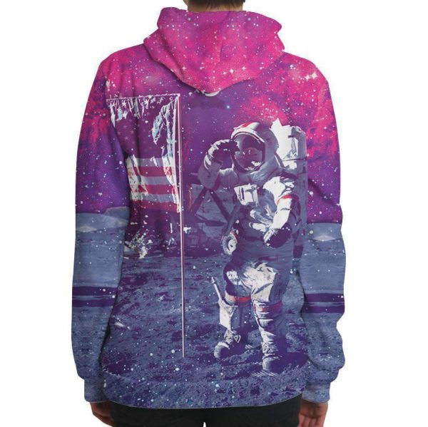 Astronaut Flag Hoodie