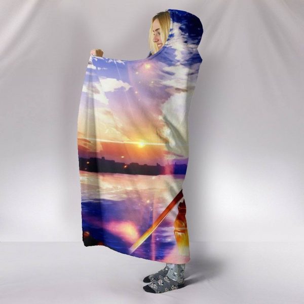 Attack On Titan Eren Jaeger Blanket - Blue Sky Blanket