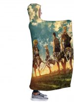 Attack On Titan Hooded Blanket - Anime Blankets