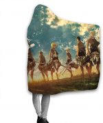 Attack On Titan Hooded Blanket - Anime Blankets