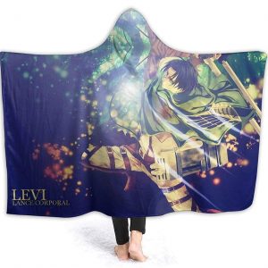 Attack On Titan Hooded Blanket - Anime Blankets
