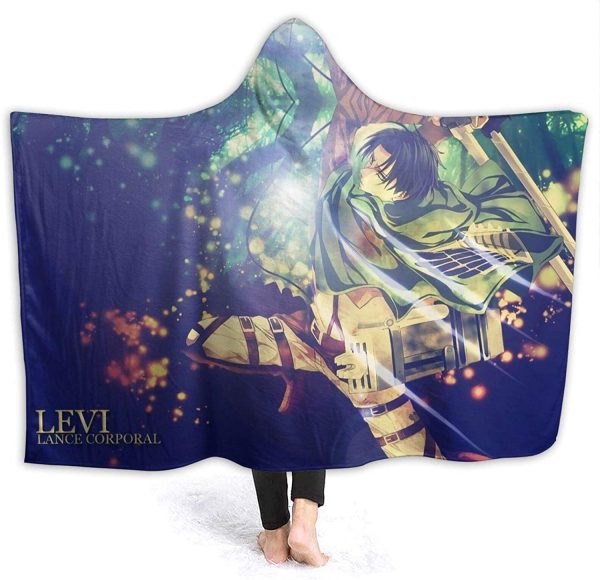 Attack On Titan Hooded Blanket - Anime Blankets