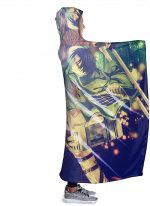 Attack On Titan Hooded Blanket - Anime Blankets