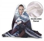 Attack On Titan Hooded Blanket - Anime Levi Ackerman Sword Flannel Blanket