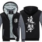 Attack on Titan Hoodie - Thicken Fleece Coat Zipper Jacket