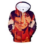 Attack On Titan Hoodies - Attack On Titan Anime Series Eren Jaeger Attack Hoodie