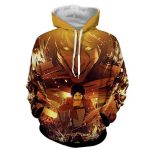 Attack On Titan Hoodis - Pullover Ruins Yellow Hoodie