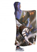 Attack On Titan Levi Ackerman Sword Blanket - Flannel Hooded Blanket