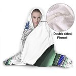 Attack On Titan Levi Ackerman Sword Flannel Hooded Blanket