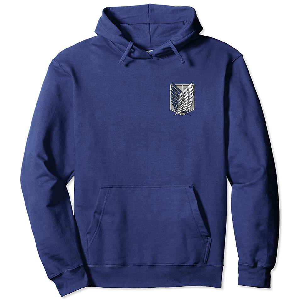 Attack on Titan Scout Regiment Distress Pullover Hoodie