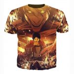 Attack On Titan Sweatshirts - Ruins Yellow Sweatshirt