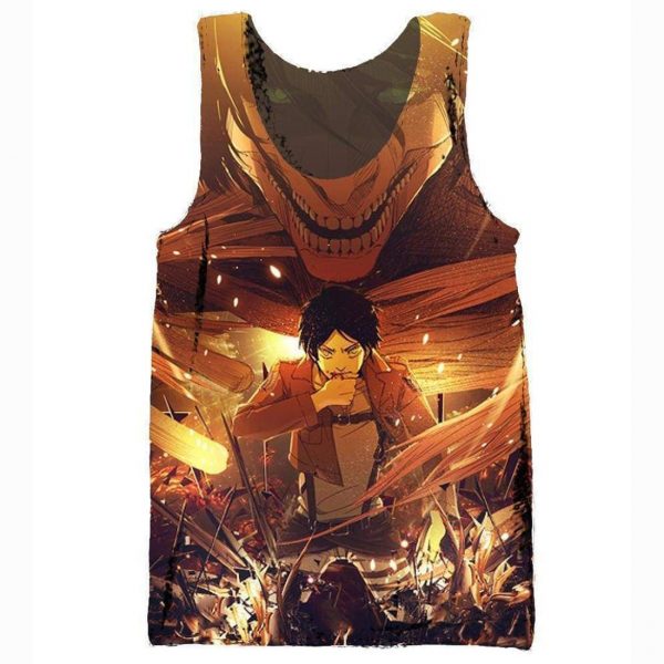 Attack On Titan Sweatshirts - Ruins Yellow Sweatshirt