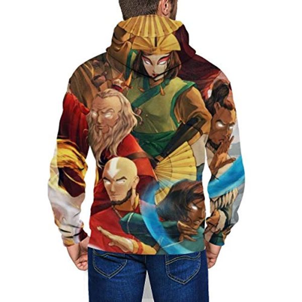 Avatar The Last Airbender - 3D Digital Print Zip Up Hoodie